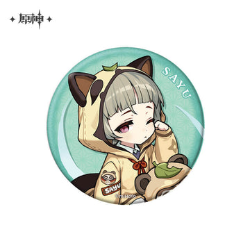 Genshin Outing Series Q Style Badge Pendant Notepad